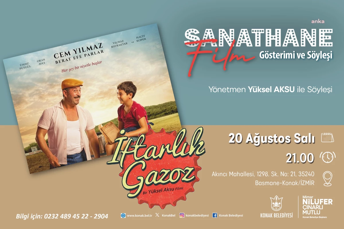 İzmir Konak Belediyesi Sanathane’de Kültür Sanat Etkinlikleri Devam Ediyor