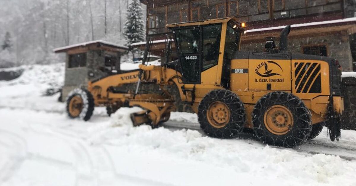 Rize ve Artvin’de 428 köy yolu ulaşıma kapandı