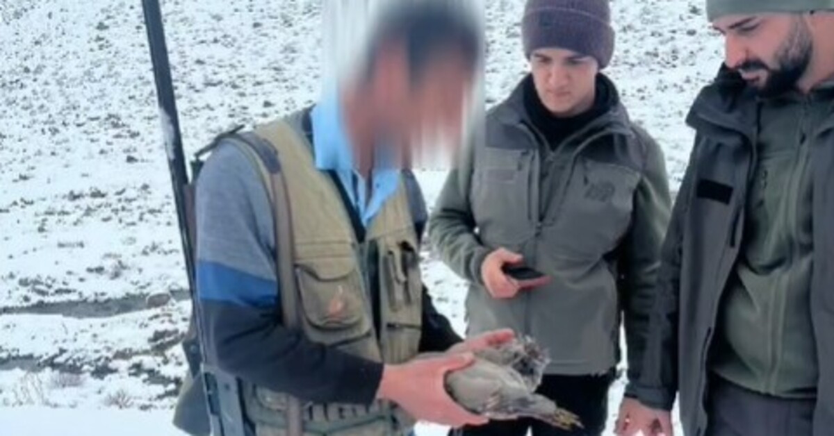 Ağrı’da av kotasını aşan 3 kişiye 128 bin lira ceza uygulandı