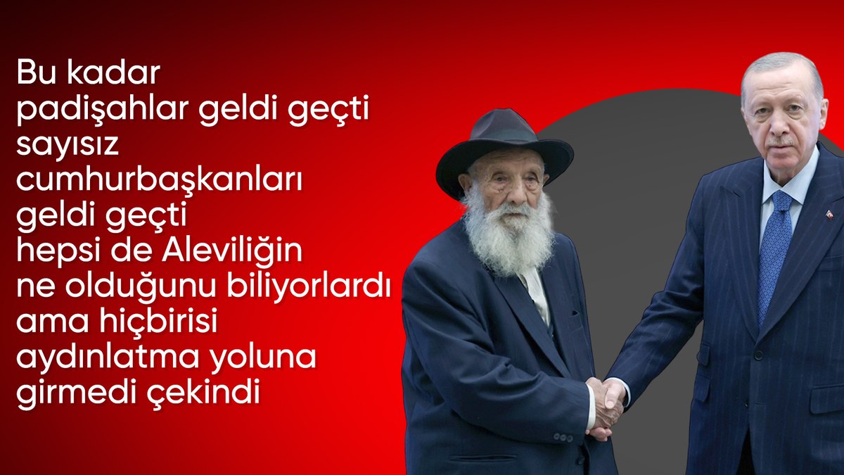 Alevi Dedesi, Erdoğan ile görüşmesini anlattı: Sizi gördüğüme şükürler olsun