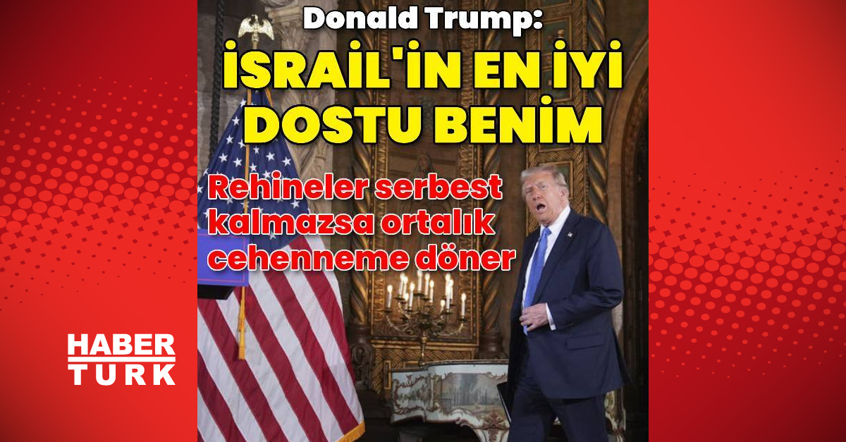 Donald Trump: Ben İsrail’in en iyi dostuyum