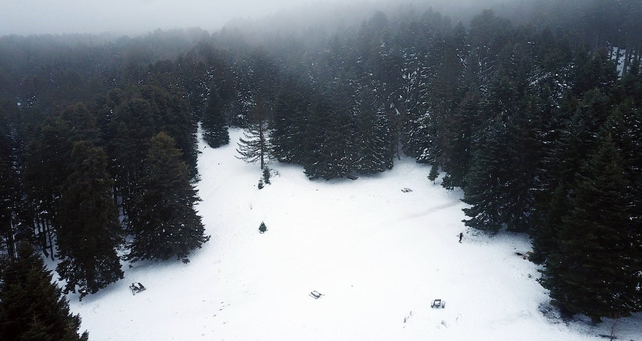 ‘Beyaz cennet’ eşsiz kış manzarasıyla büyüledi