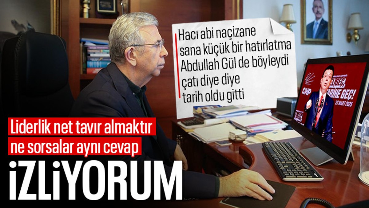 Mansur Yavaş’tan ön seçim değerlendirmesi: İzliyorum