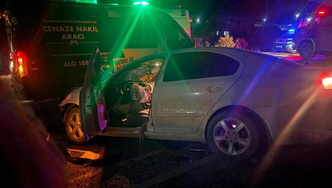 Mersin’de feci kaza: 1 ölü, 4 yaralı
