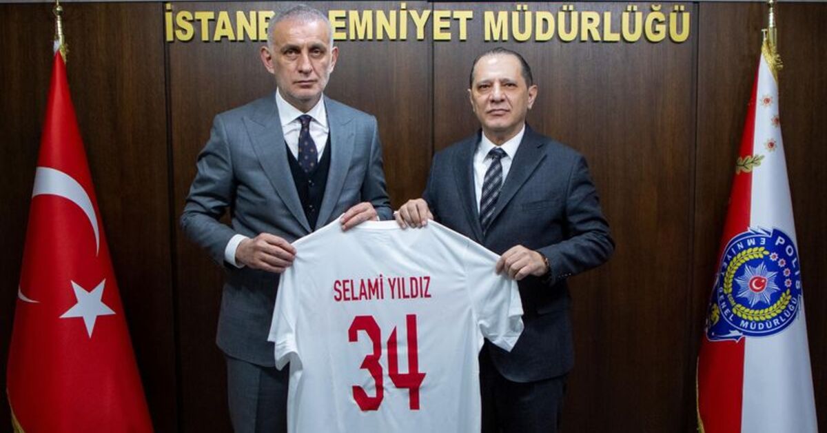 TFF Başkanı Hacıosmanoğlu, İstanbul Emniyet Müdürü Yıldız’ı ziyaret etti