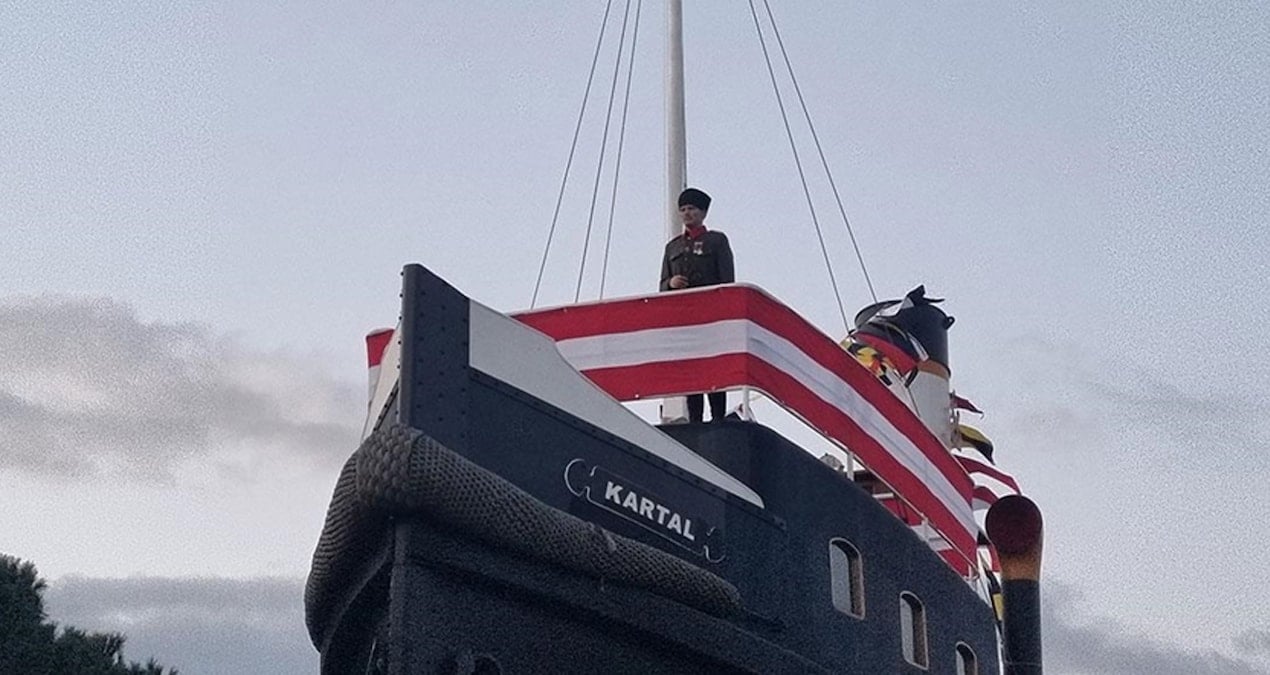Atatürk’ün tarihi sözüne tanıklık eden kartal istimbotu Çanakkale’de